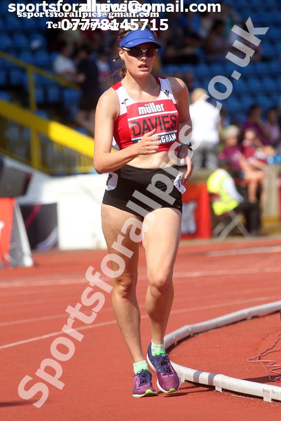 Womens 5000 metres walk, 2019 Muller British Championships, Alexander Stadium, Birmingham. Photo: David T. Hewitson/Sports for All Pics